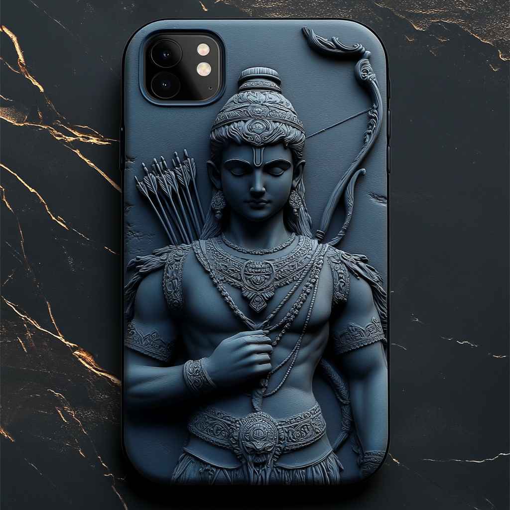 Lord Rama Blue Mobile Case Cover