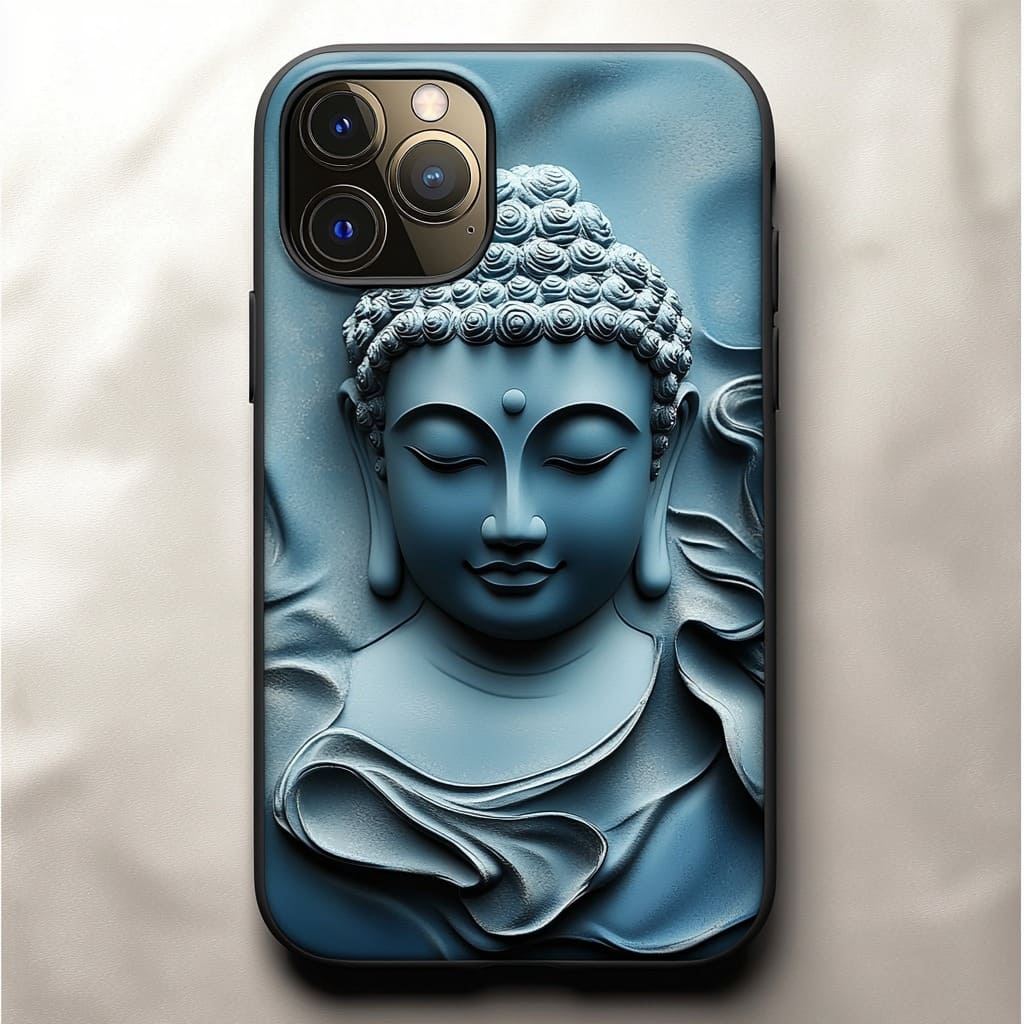 Buddha Elegant Sky Blue Case Cover