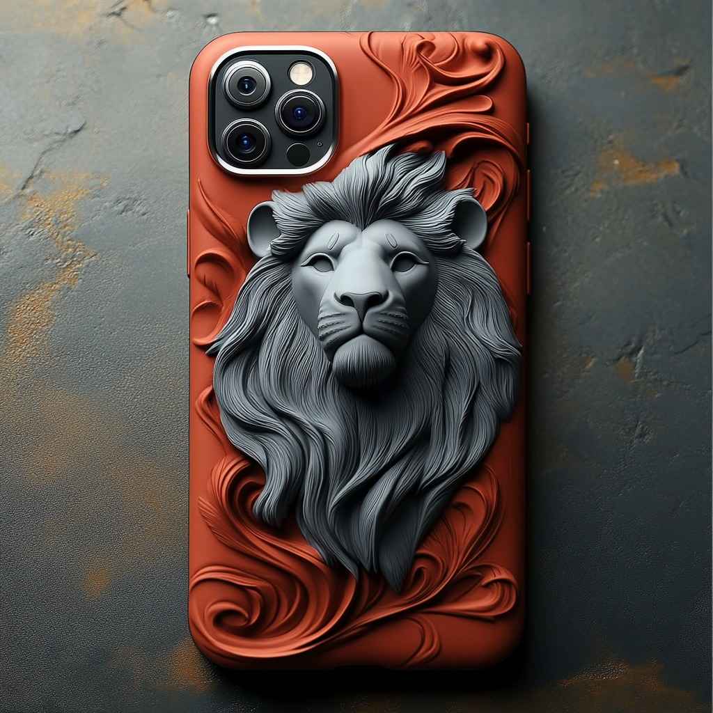 Gray Lion Case Cover