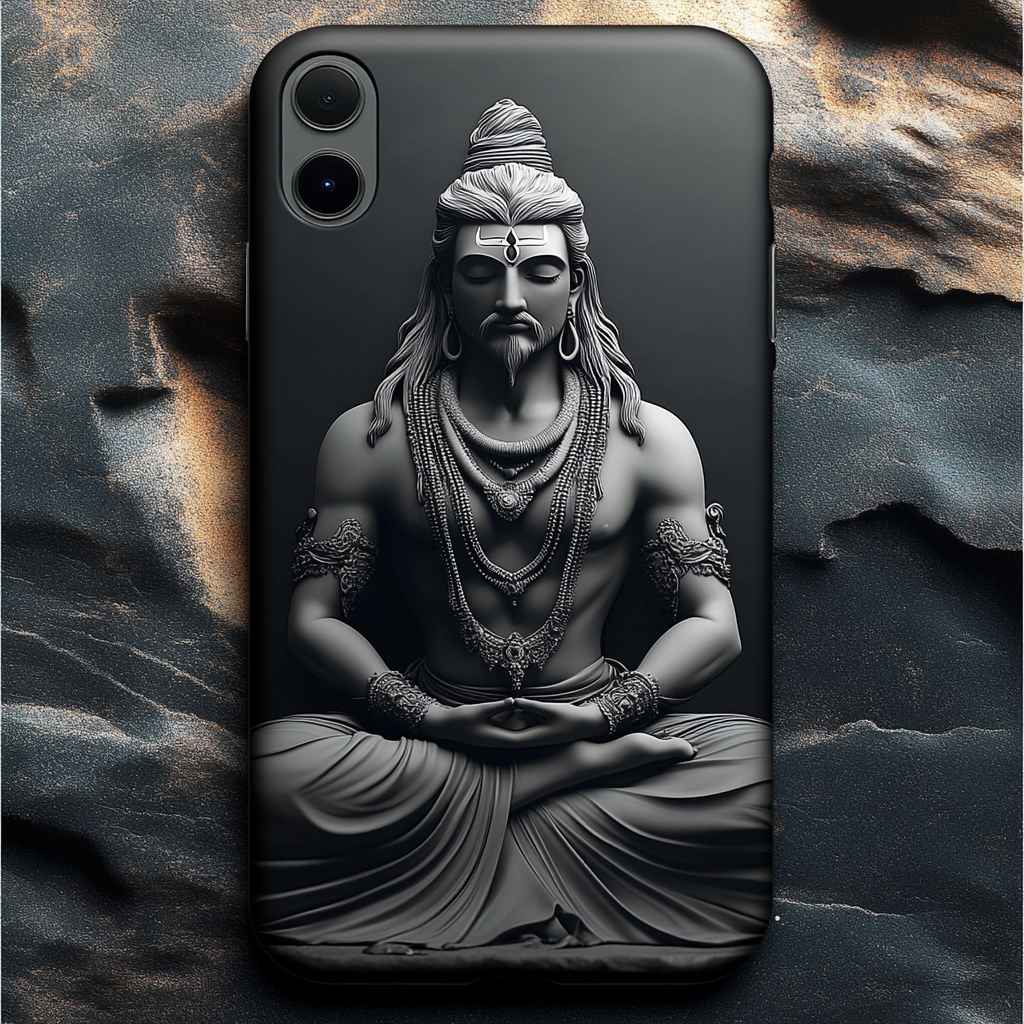 Infinite Shiva Black Case Cover