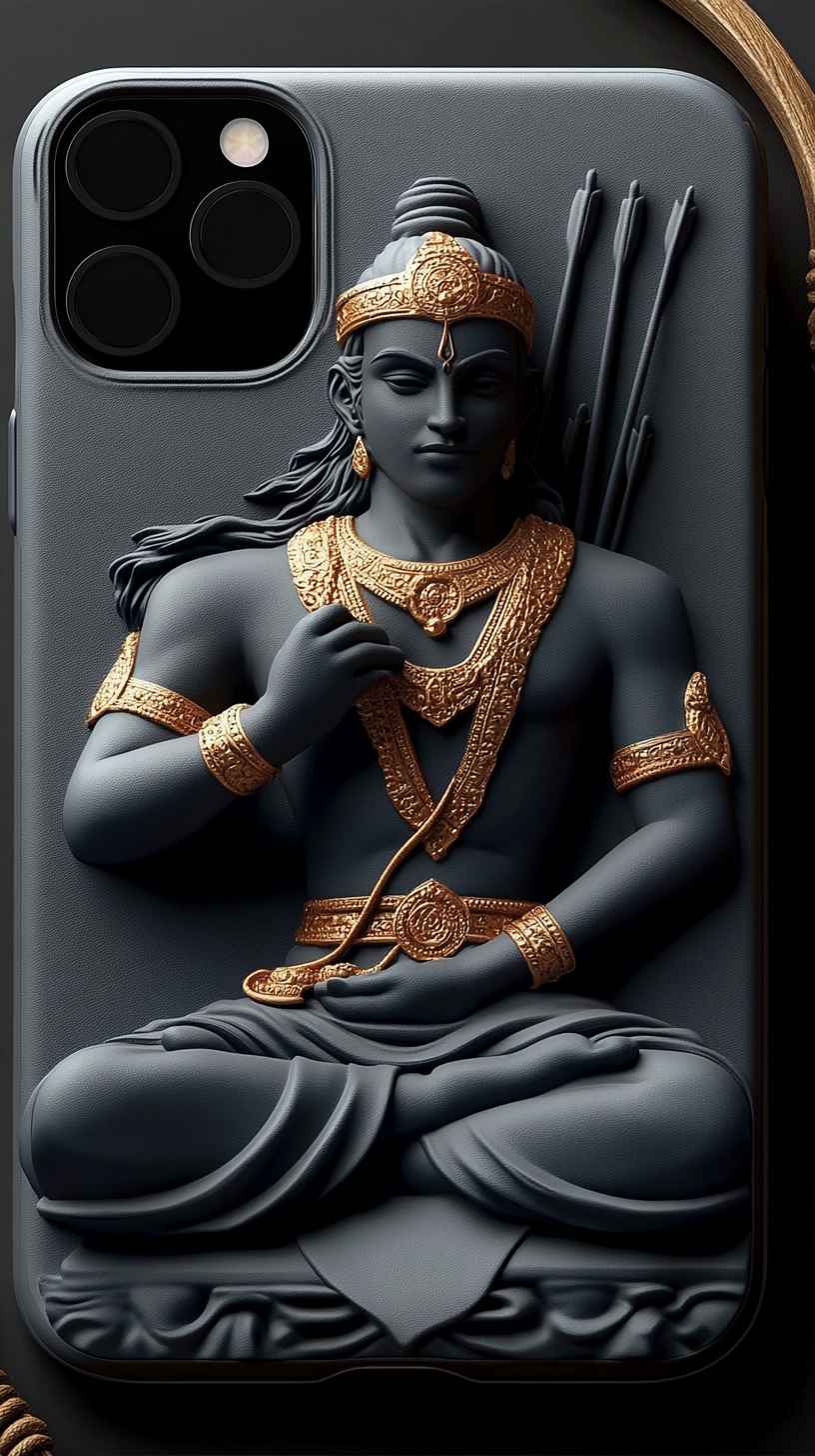 Lord Rama Meditating Case Cover