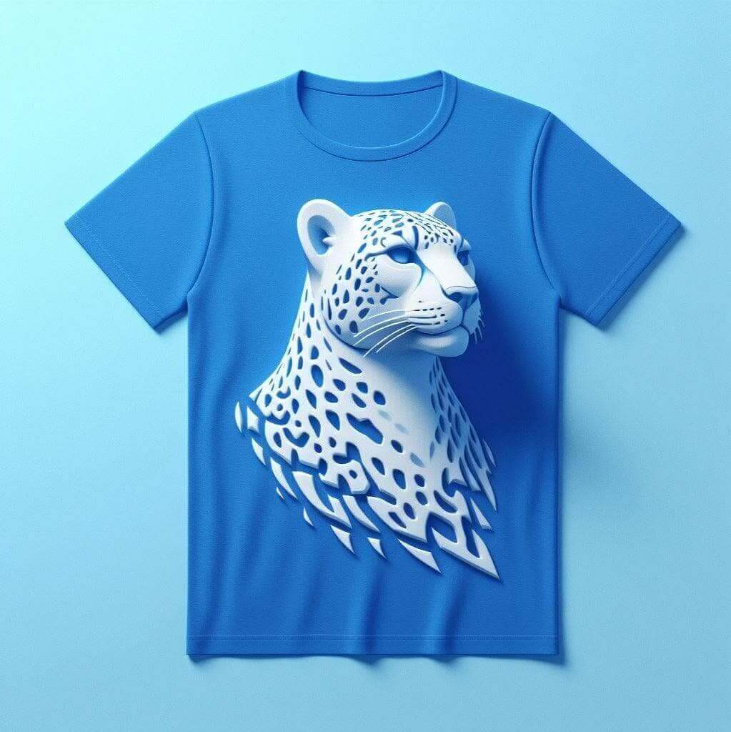 Cheetah Jungle Gaze Tee - Fierce and Captivating - Acquires
