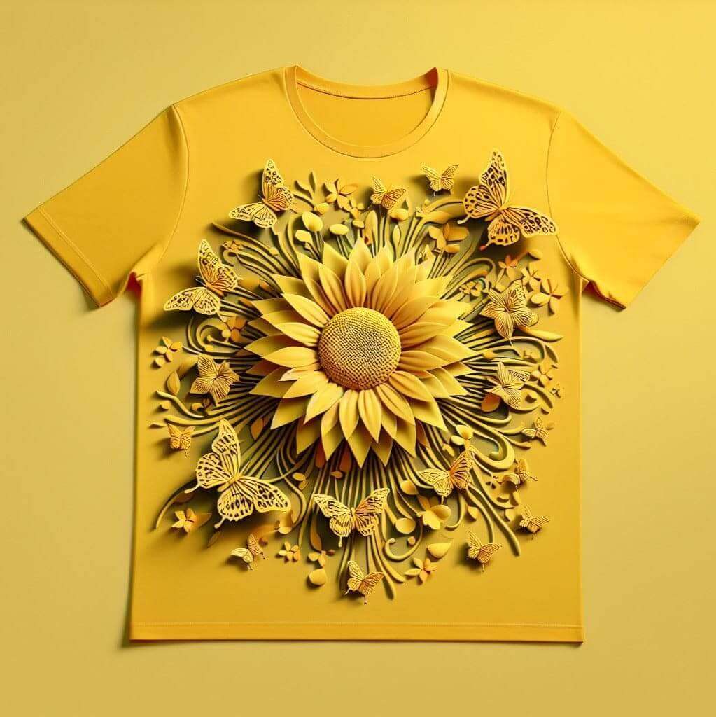 Cosmic Yellow Elephant Tee for Galactical Style - Acquires