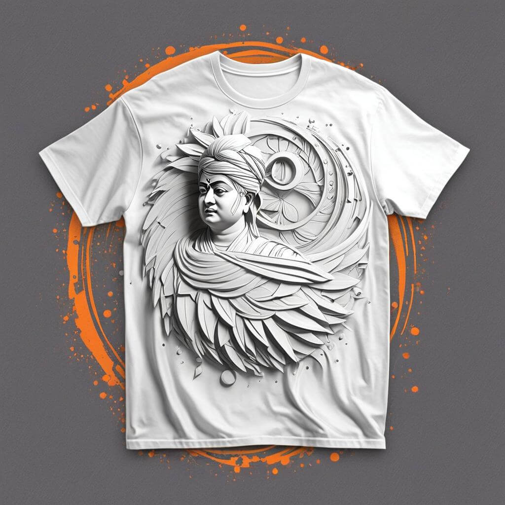 Swami Vivekananda White T-Shirt
