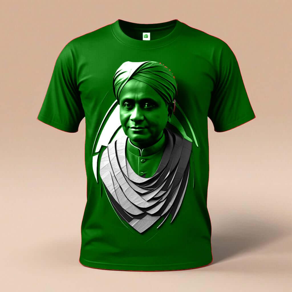 C.V. Raman Green T-Shirt