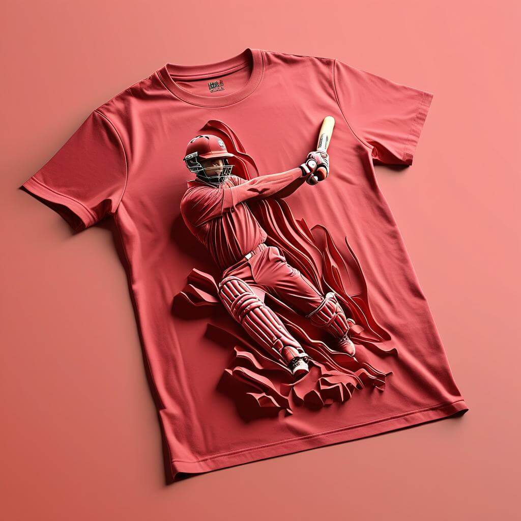 Cricket Champion Fiery Red T-shirt