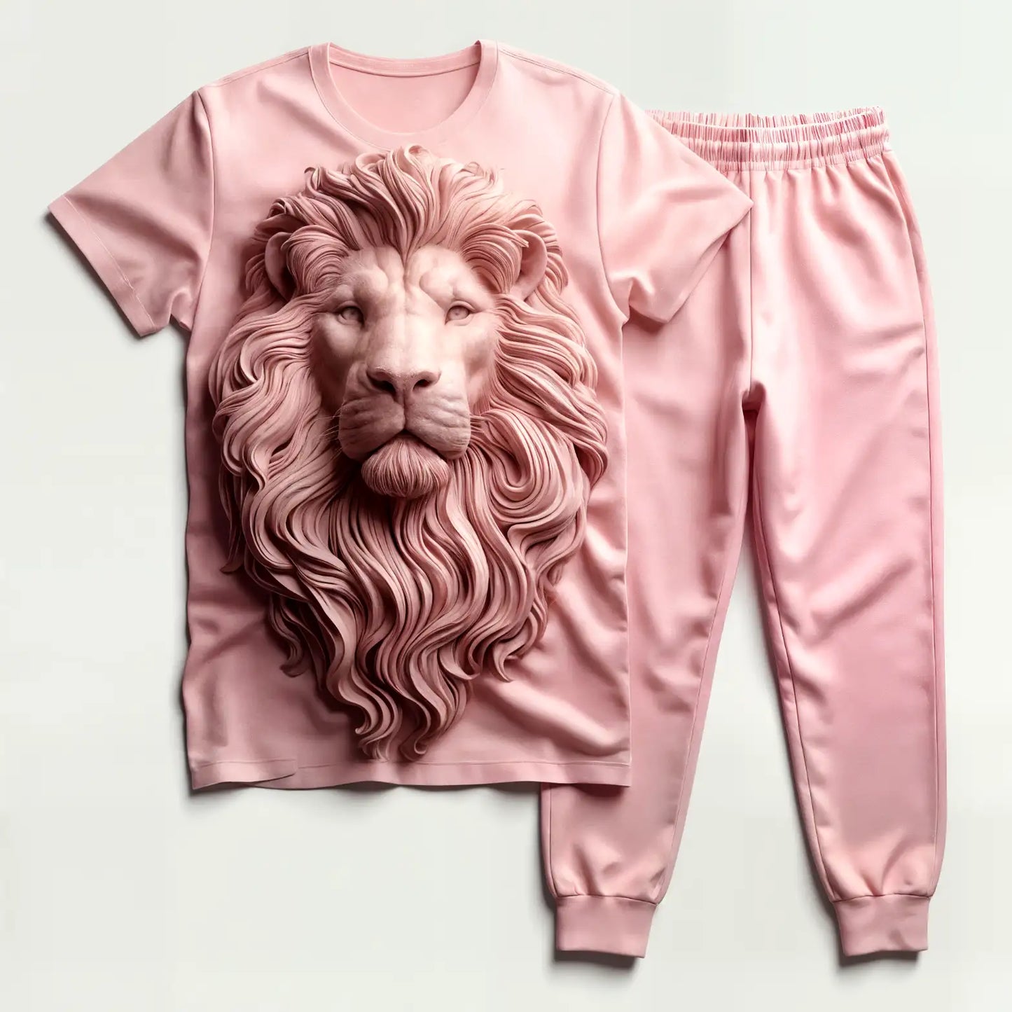 The King's Pride Lion Pink Tee with Jogger Tracksuit