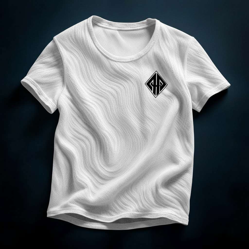 Modern Minimalist White T-Shirt - White