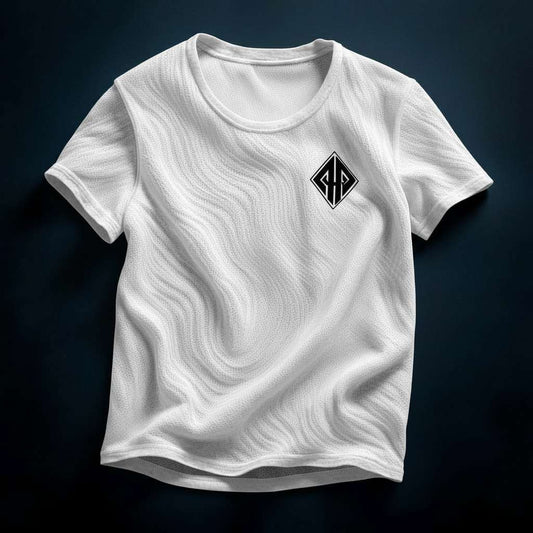 Modern Minimalist White T-Shirt - White