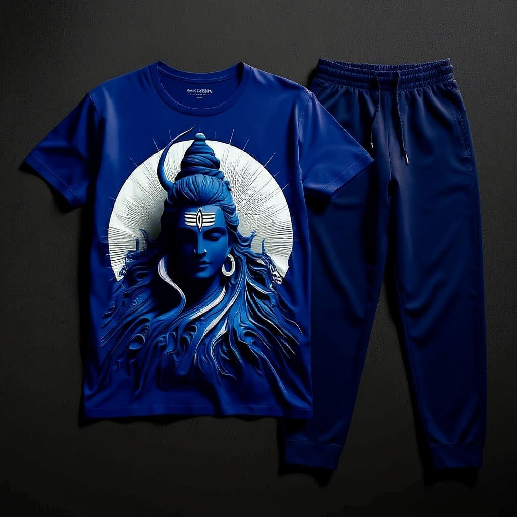 Lord Shiva Cosmic Calm Black T-Shirt