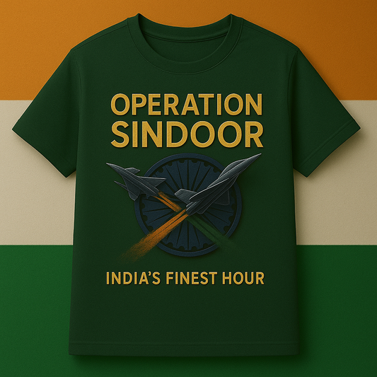 Ashokas Tricolor Sindoor T-shirt
