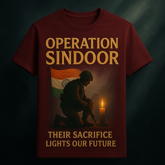 Candle Of Courage Sindoor T-shirt