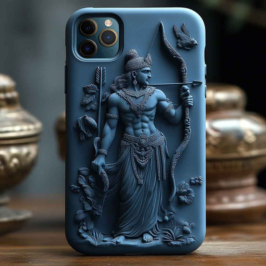 Dark Blue Rama With Bow Mobile Case Cover