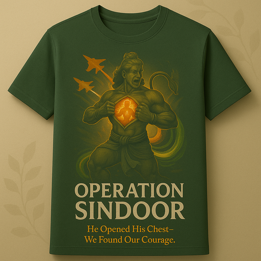 Hanuman Courage Sindoor T-shirt