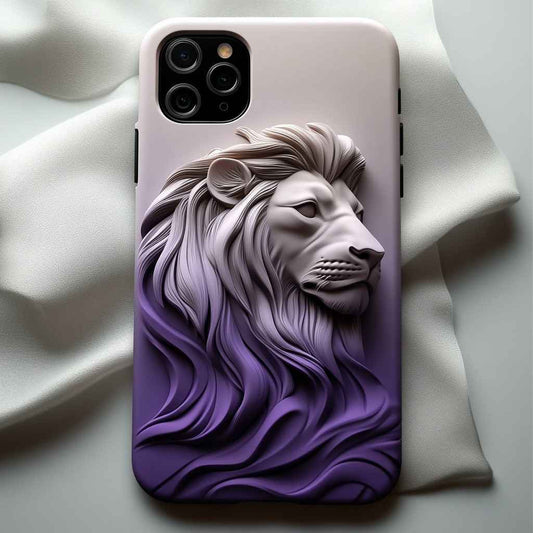 Purple Edition Lion Case Cover