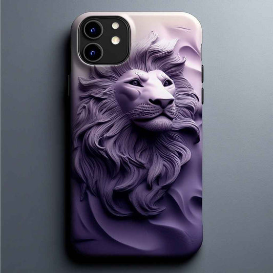 Purple Pride Lion Case Cover