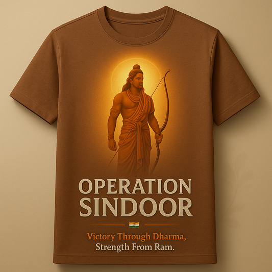 Rama Warrior Walk Sindoor T-shirt