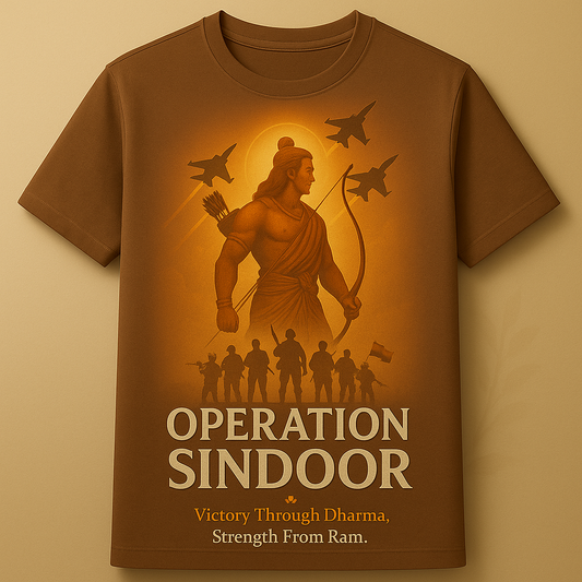 Sri Rama Uprising Army Sindoor T-shirt