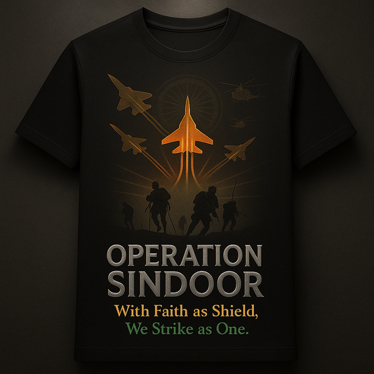 Unity Strikes Sindoor T-shirt