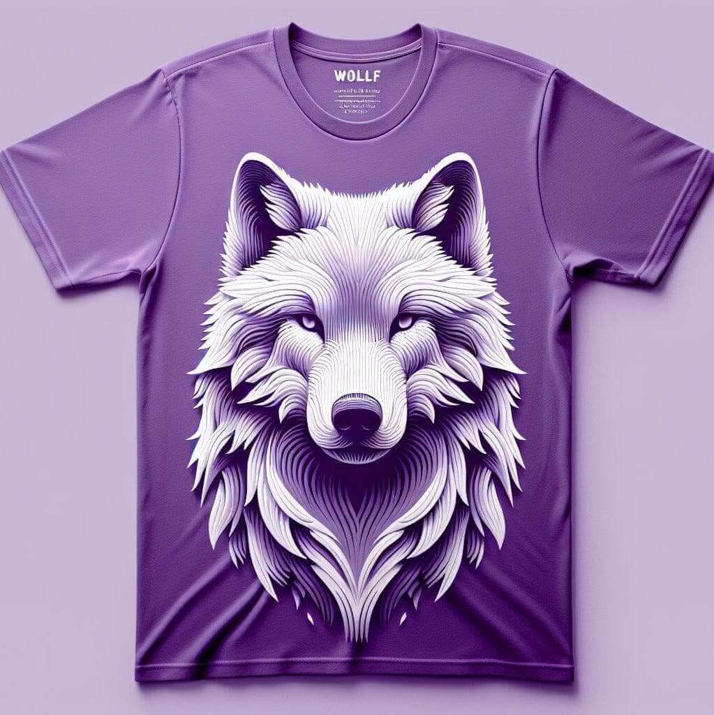 Beautiful Fox Purple Cotton Short Sleeve T - Shirt - Acquires