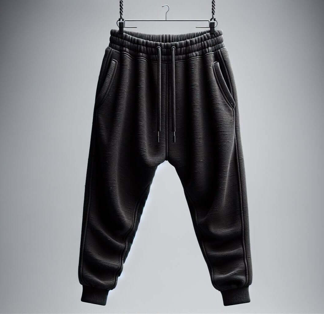 Beautiful Smooth Black Track Pant - Acquires