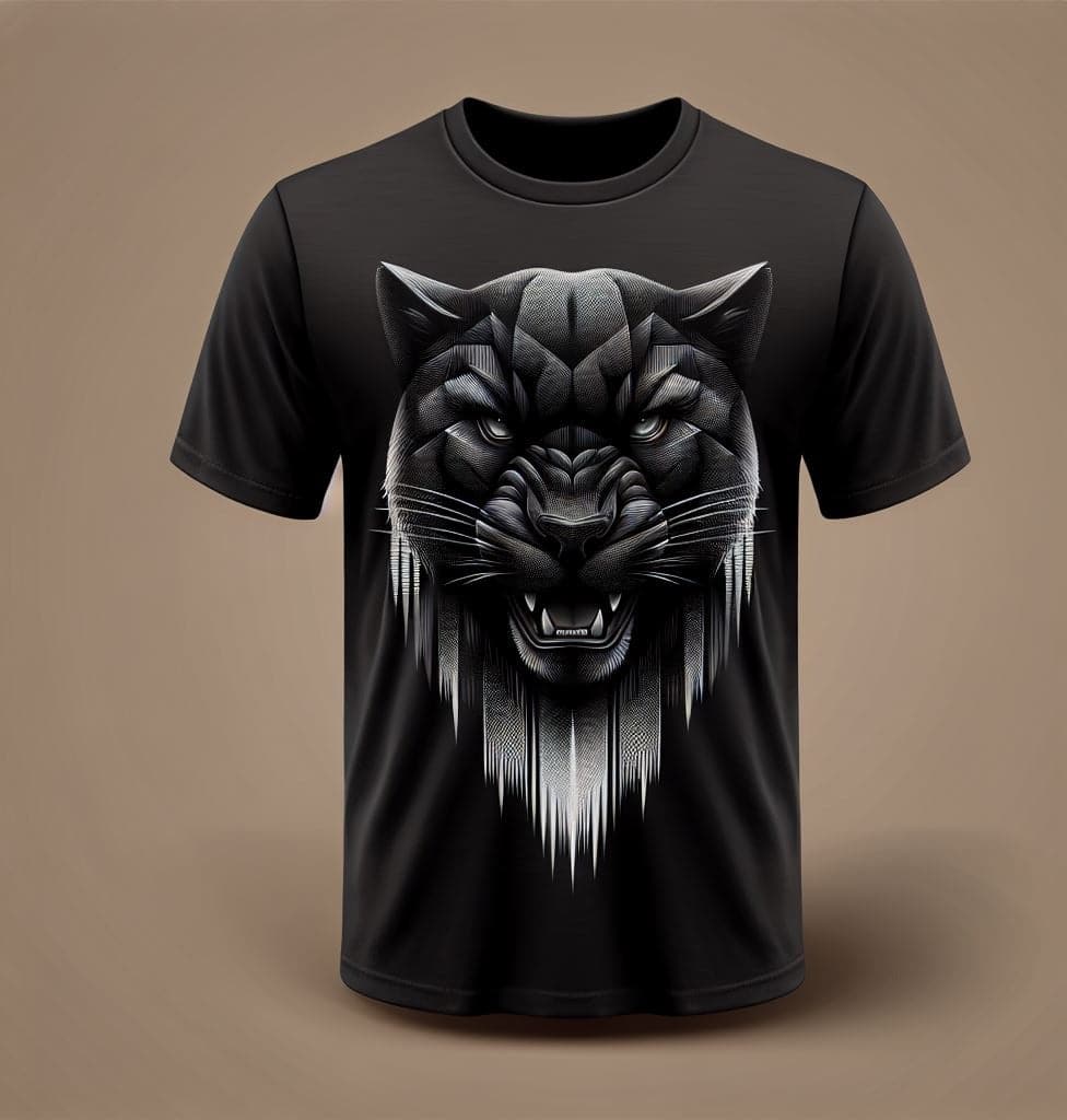 Black Panther Mystic Cotton Half Sleeve T - Shirt - Acquires