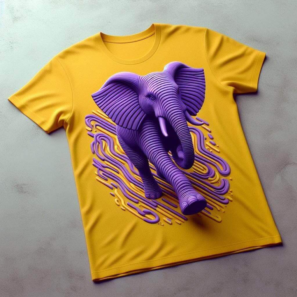 Elephant Safari Titan Tee - Majestic and Adventurous - Acquires