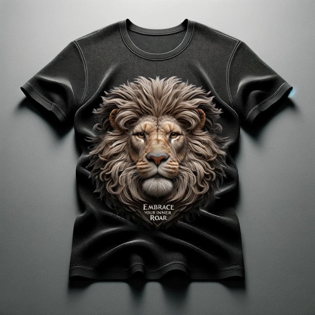 Embrace Your Inner Roar Black T - Shirt - Acquires