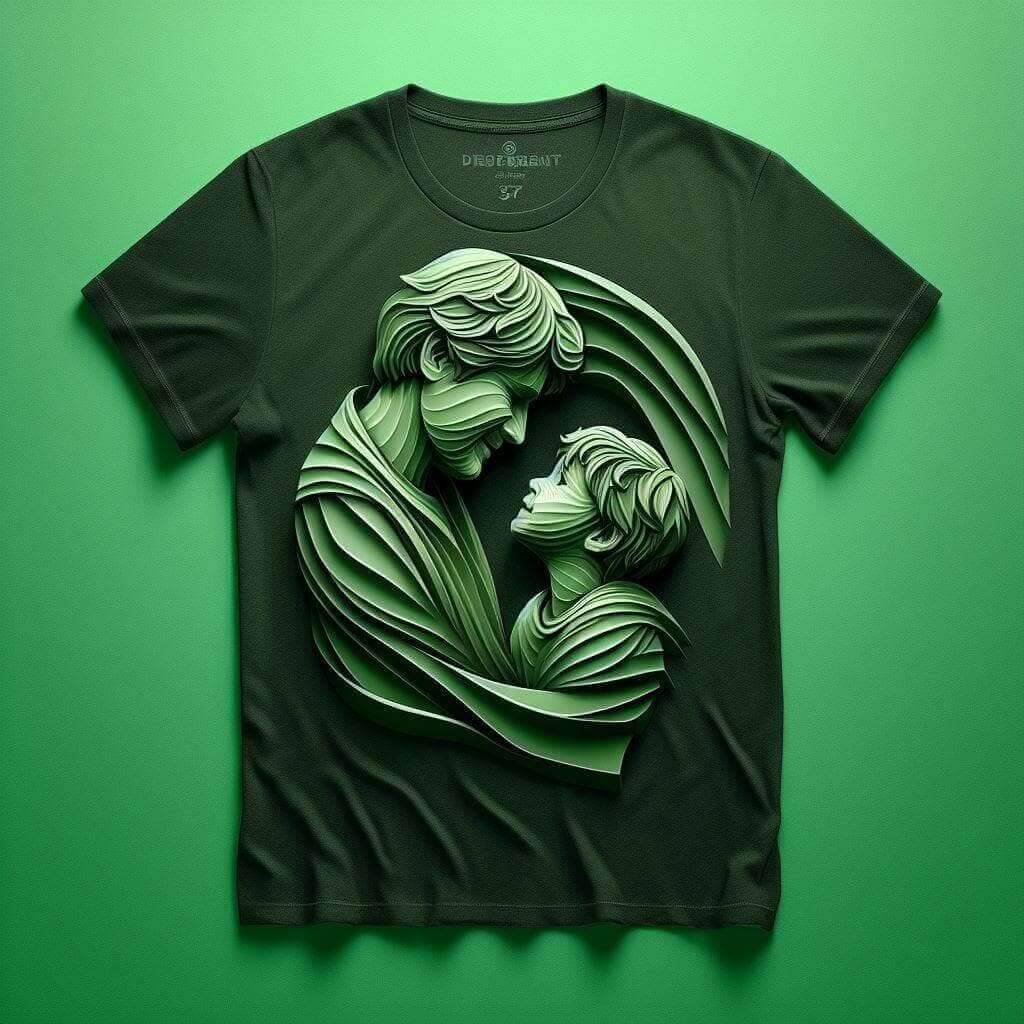 Father & Son Affection Green T - Shirt - Acquires