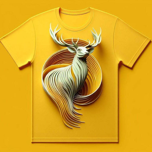 Forest Attraction Deer Tee - Enchanting and Serene - Acquires