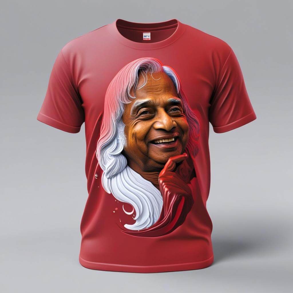 A.P.J. Abdul Kalam  Red T-Shirt