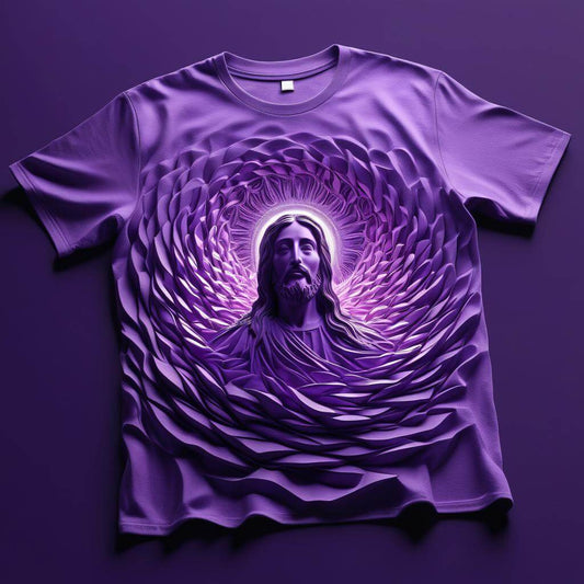 Jesus Radiant Majesty Purple T-shirt