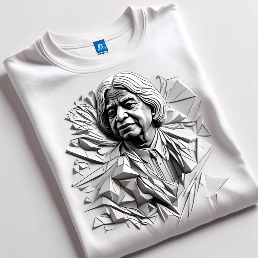 A.P.J. Abdul Kalam  White T-Shirt