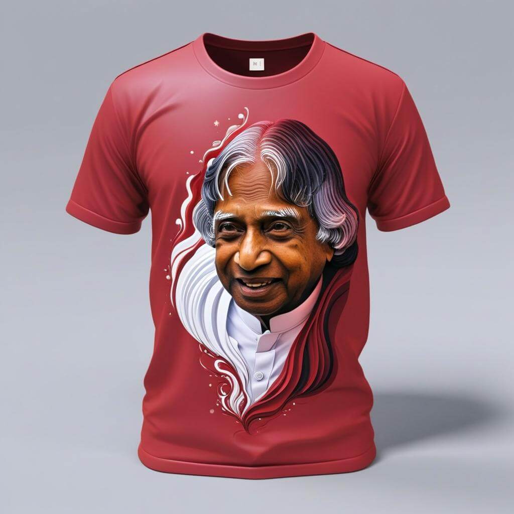 A.P.J. Abdul Kalam  Red T-Shirt