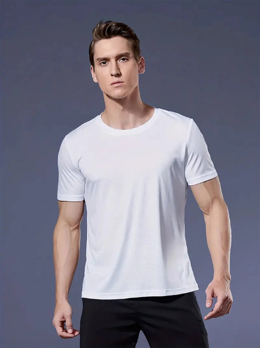 Plain Half Sleeve Round Neck T-Shirt