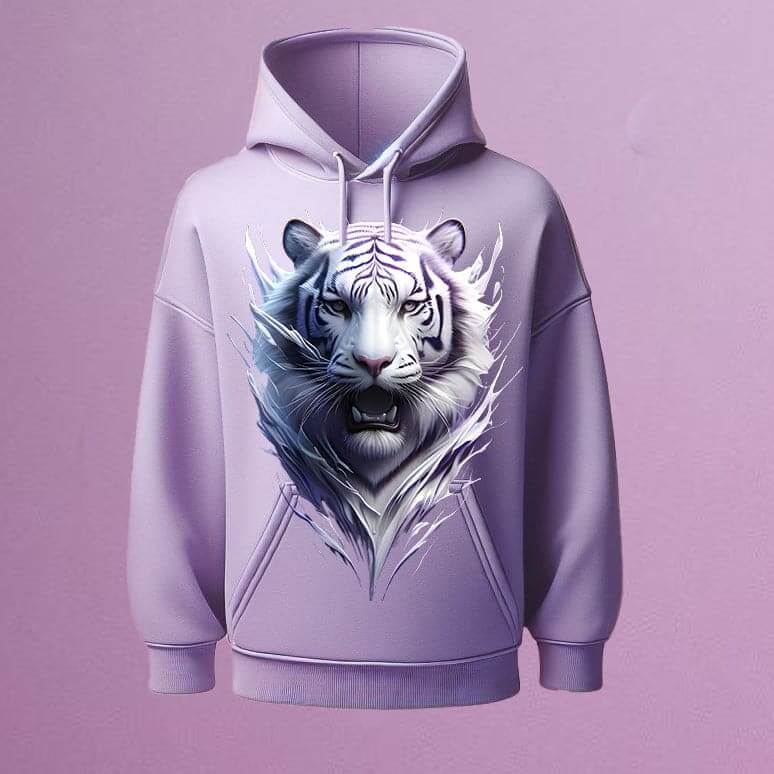 Mystic Purple Tiger Hoodie - Acquires