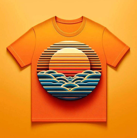 Ocean Sunset Graphic Tee for Serene Style - Acquires