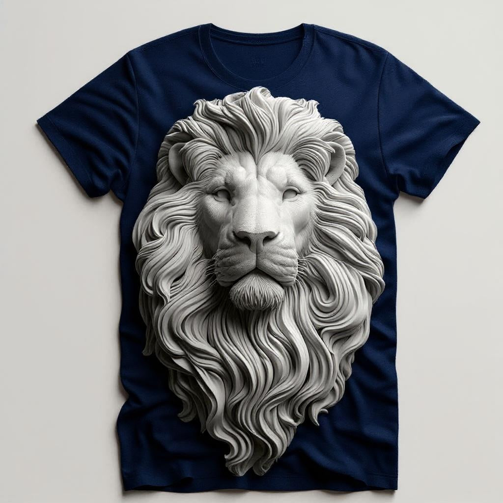 The King's Pride Lion Tee - Majestic and Bold