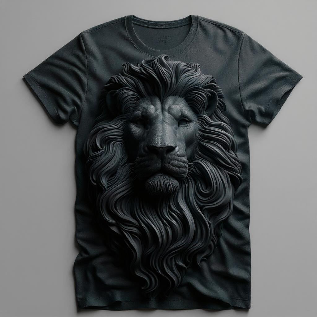 The King's Pride Lion Tee - Majestic and Bold