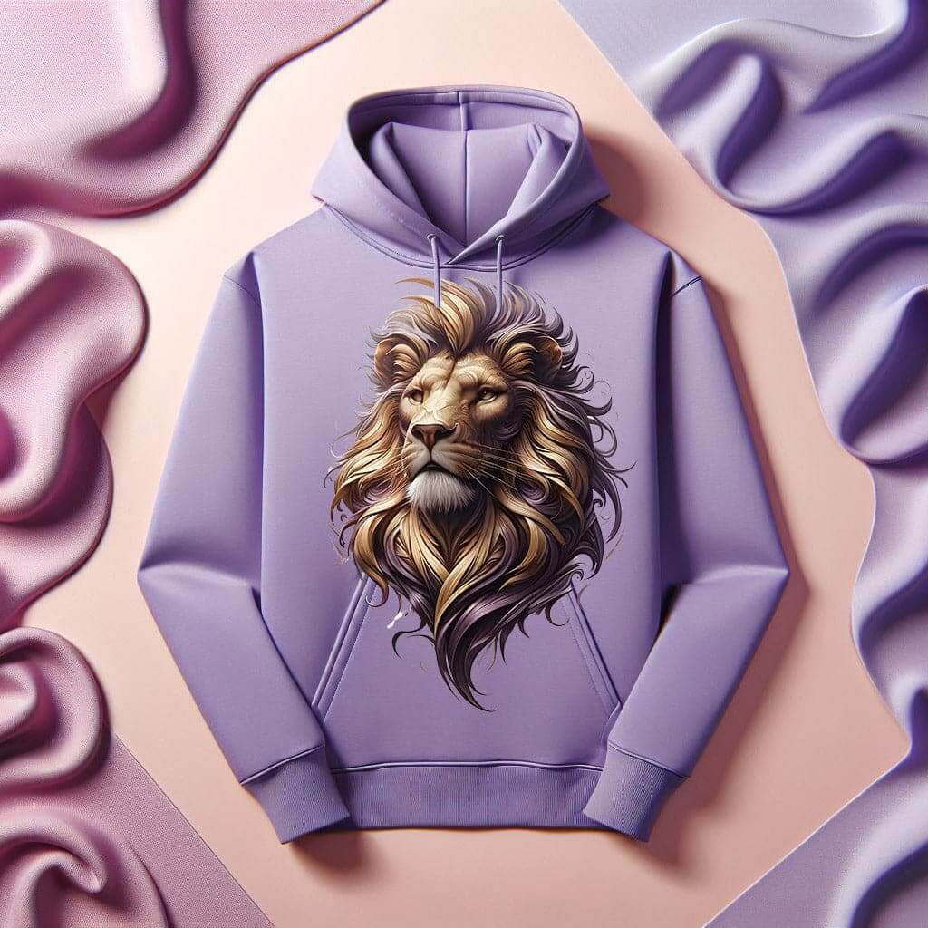 Royal Purple Lion Hoodie - Acquires