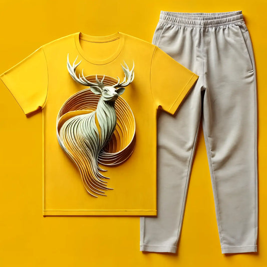 Enchanting & Serene Forest Attraction Deer Tracksuit