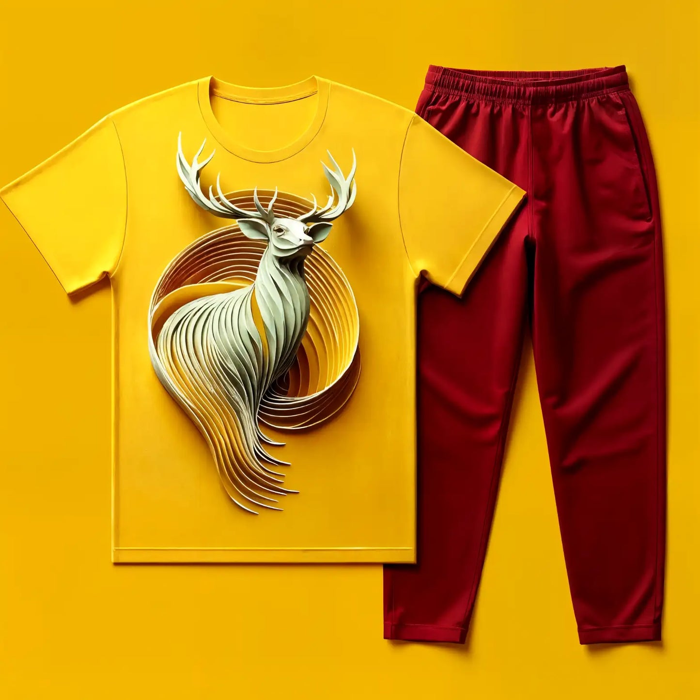 Enchanting & Serene Forest Attraction Deer Tracksuit