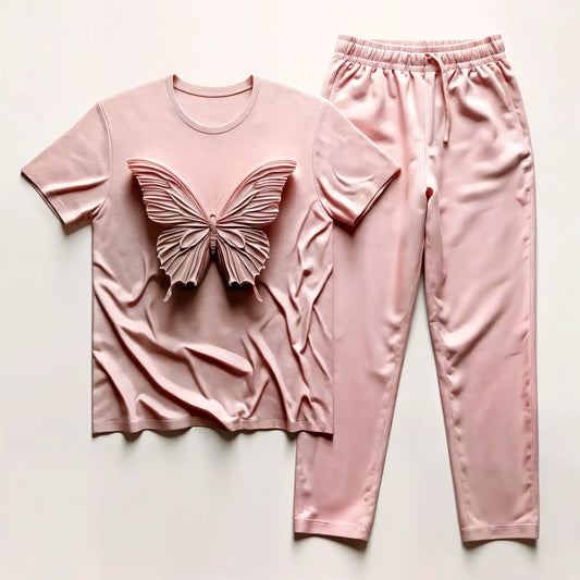 Pink Butterfly Bloom Tracksuit