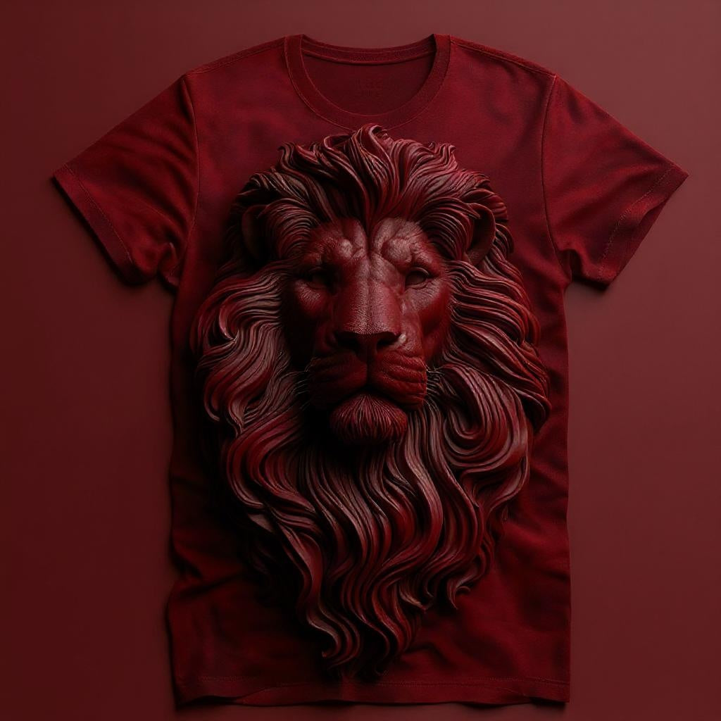 The King's Pride Lion Tee - Majestic and Bold