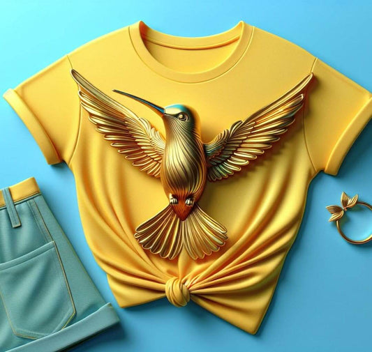 Women's Saffron Flight Hummingbird T - Shirt - Acquires