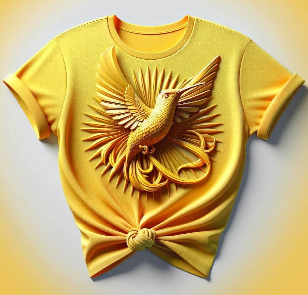 Women's Sunburst Golden Hummingbird T - Shirt - Acquires